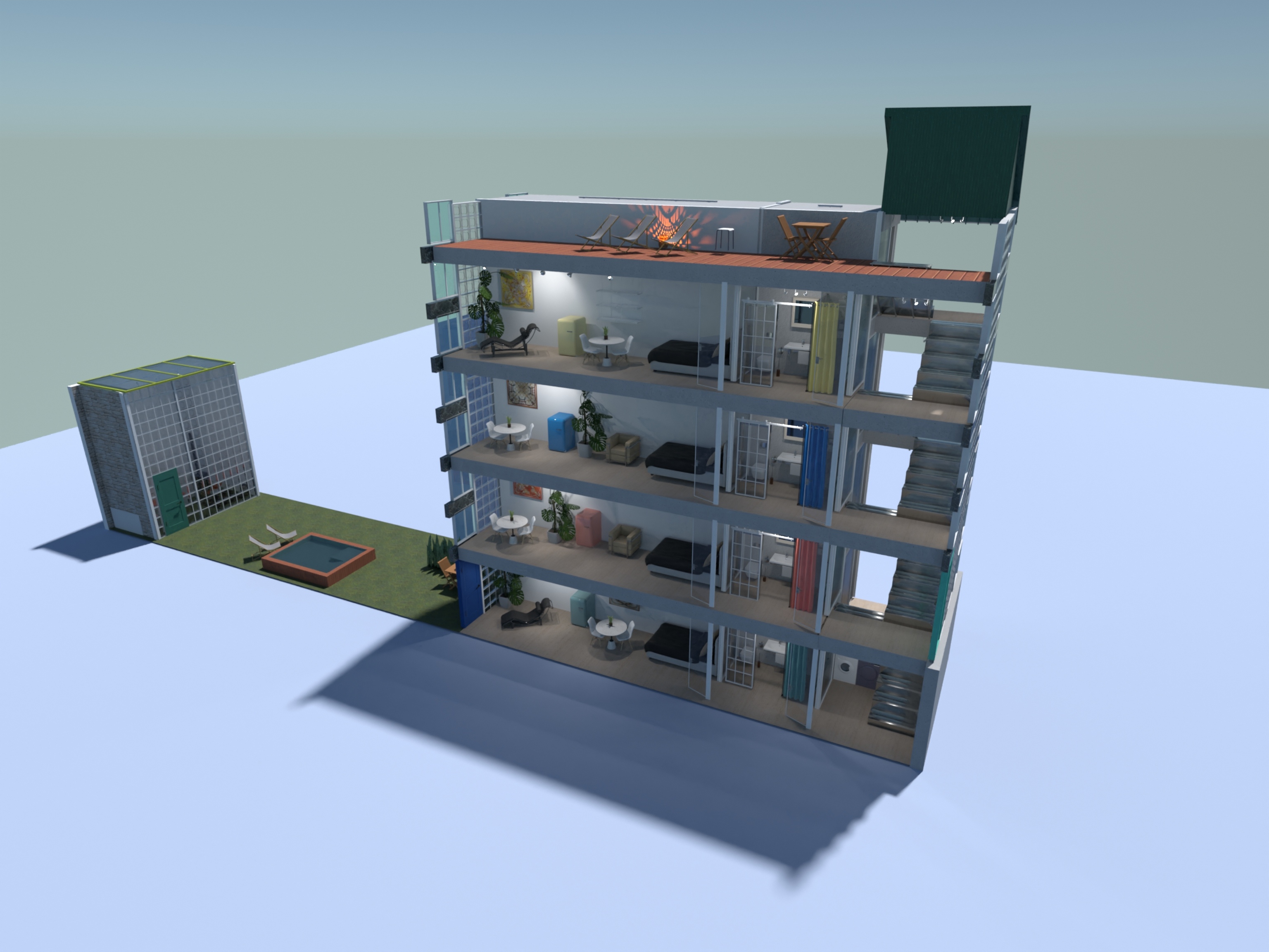 Predio 7xT0 4 Pisos desfazados v25 #22564814 by User 105337311