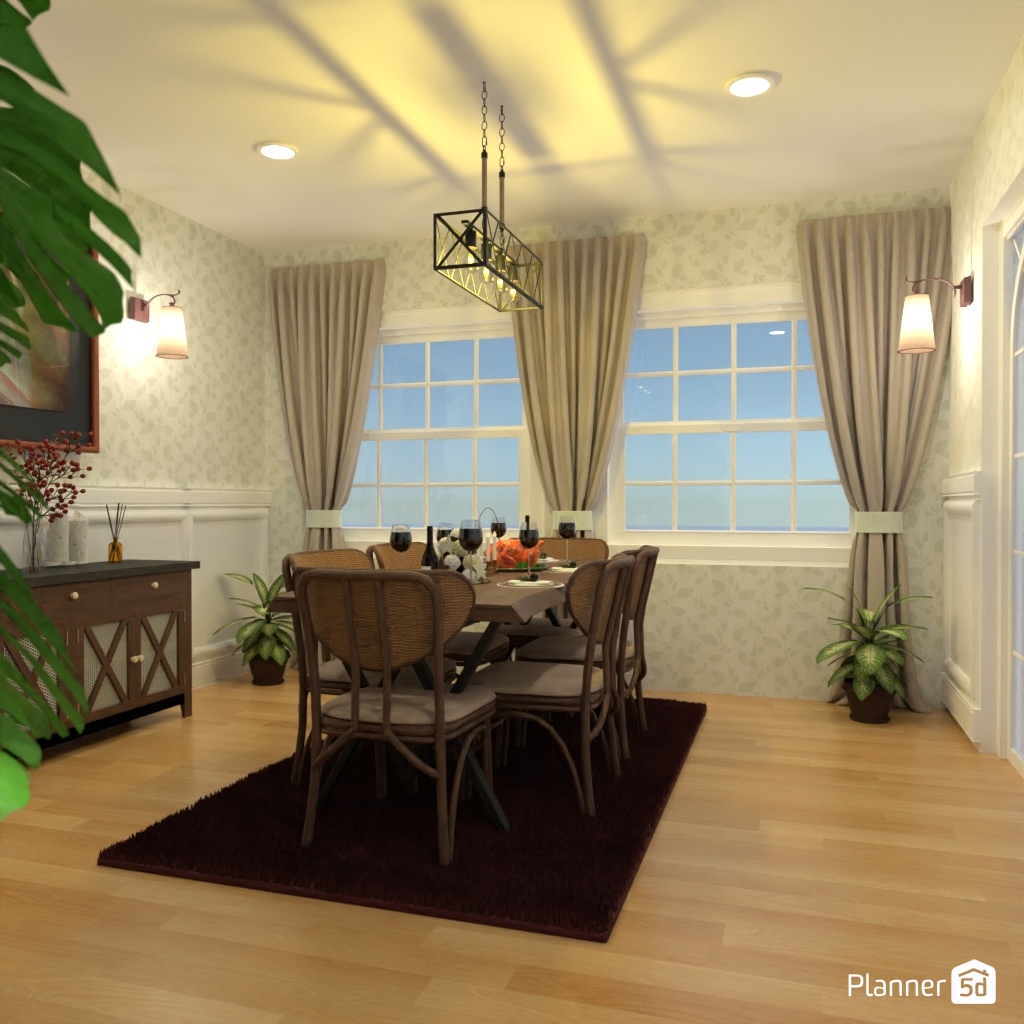 DB: Thanksgiving Day - room shell copy #23481098 by Editors Choice