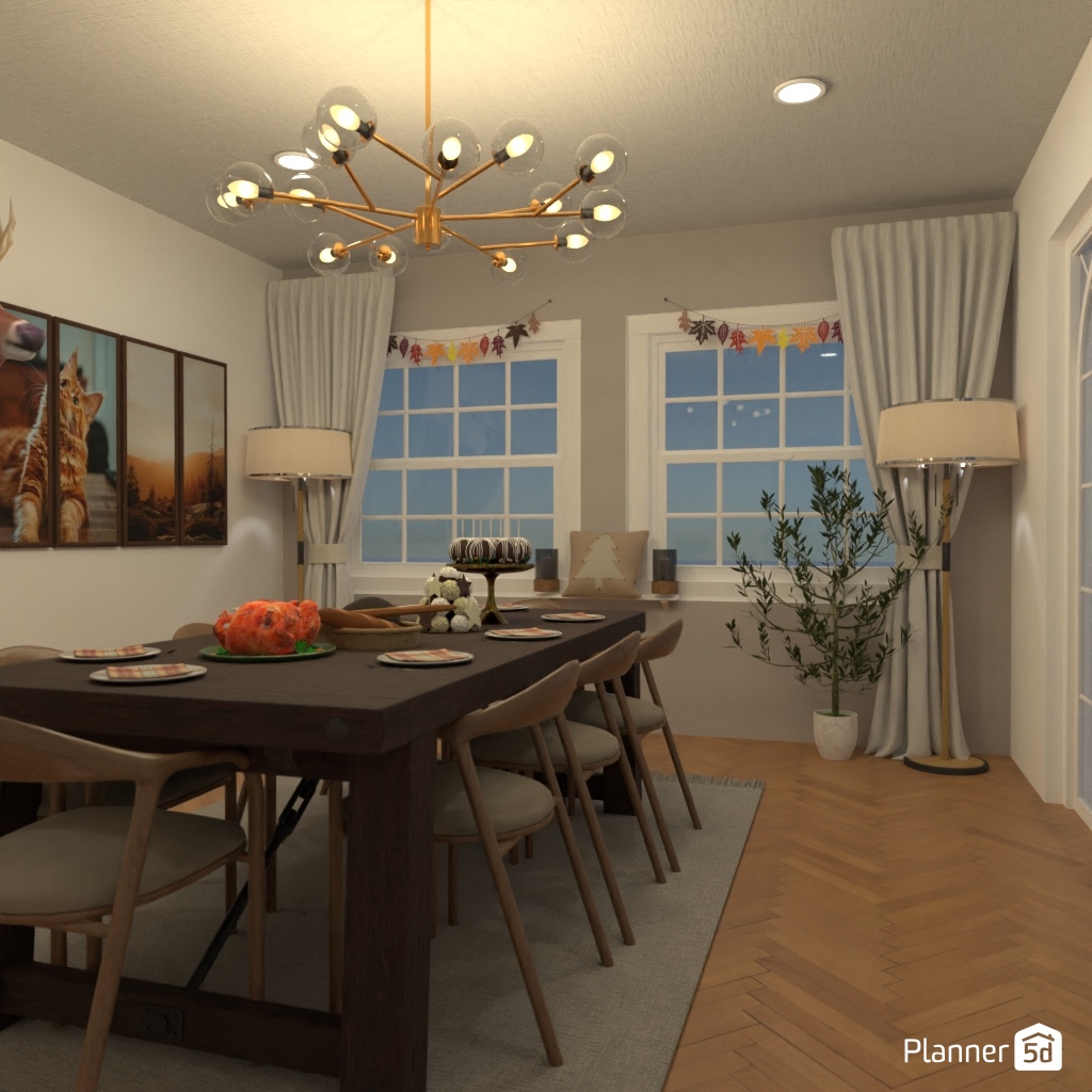 DB: Thanksgiving Day - room shell copy #23455795 by Editors Choice