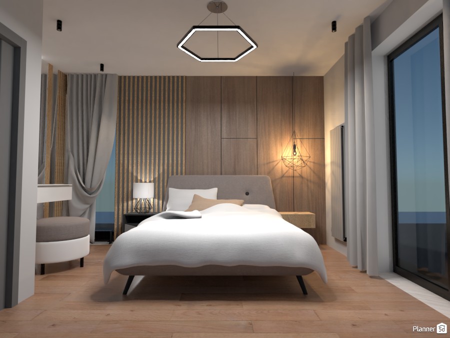 Minimalist bedroom #3541615 by Kirill Vlasenkov