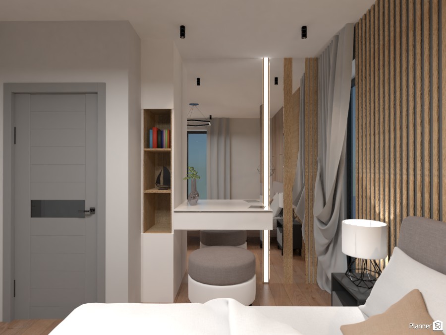 Minimalist bedroom 2 #3541653 by Kirill Vlasenkov