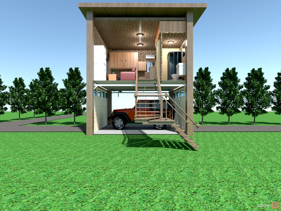 269 sq ft tiny house on stiltes #900941 by Joy Suiter