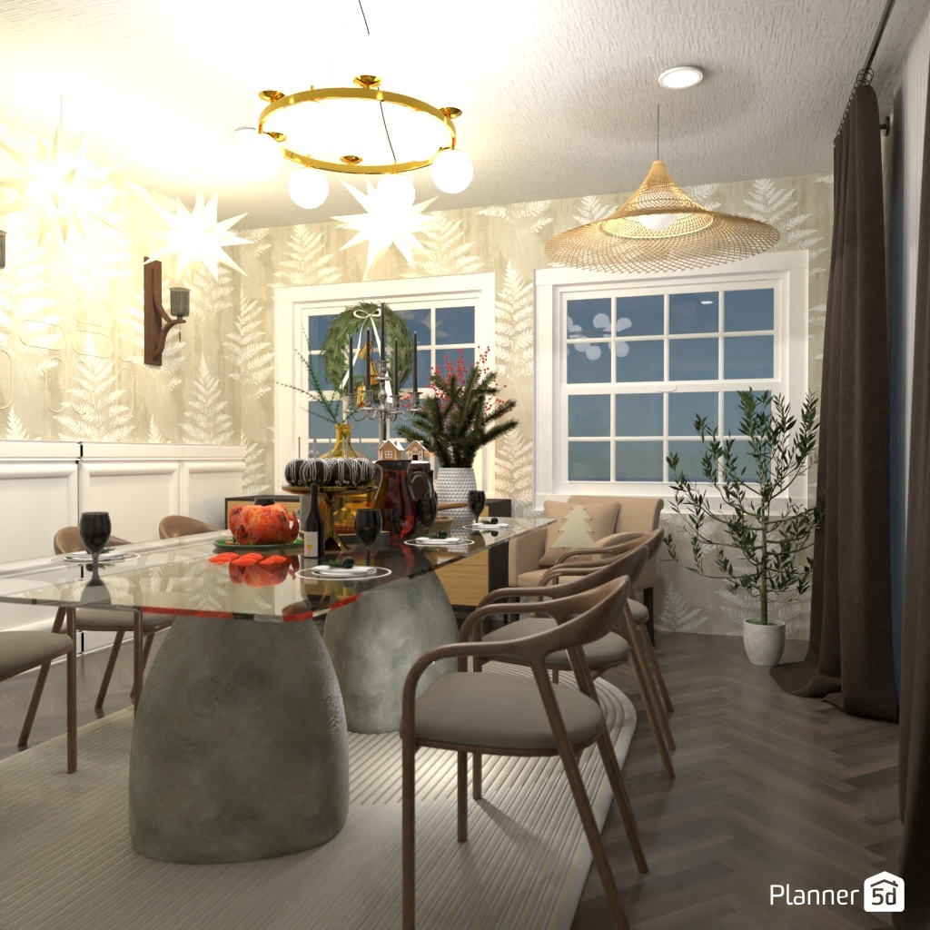 DB: Thanksgiving Day - room shell copy #23403443 by Editors Choice