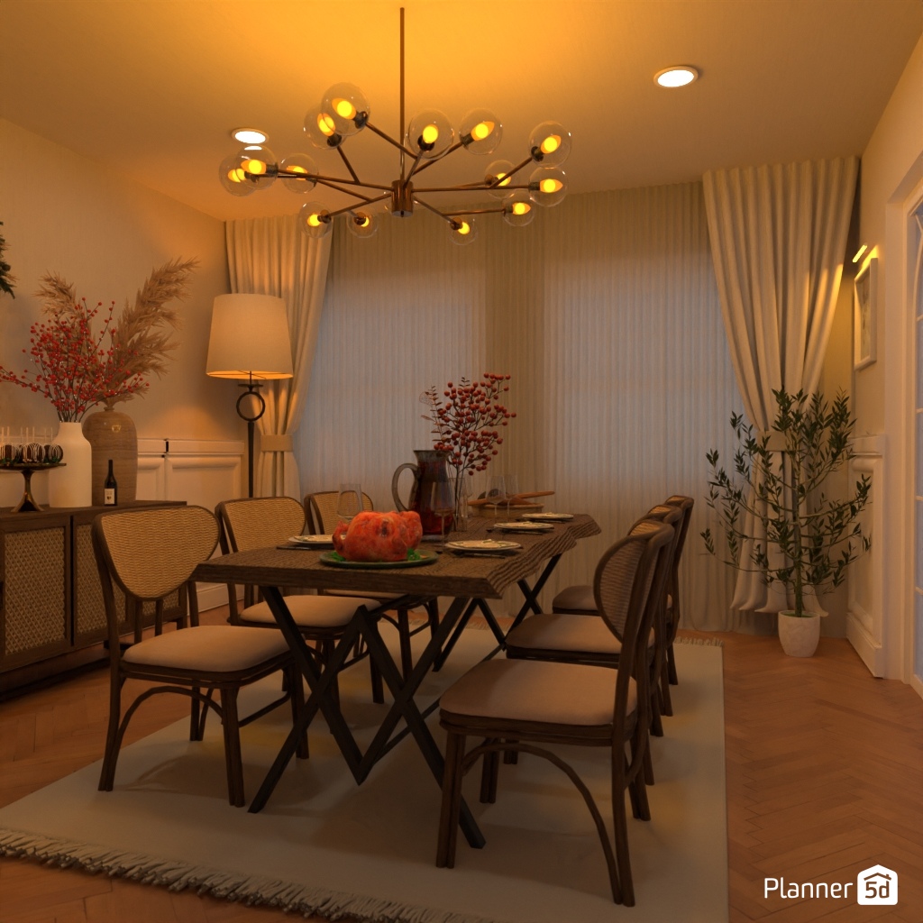 DB: Thanksgiving Day - room shell copy #23404007 by Editors Choice