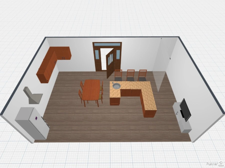 prueba - Free Online Design | 3D Kitchen Floor Plans by Planner 5D