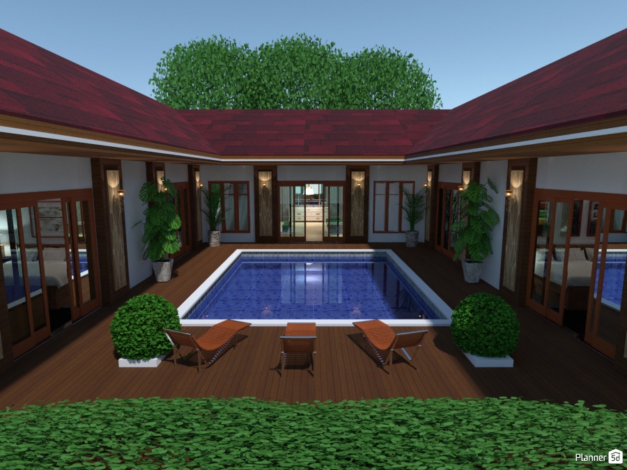Casa con piscina #2550433 Por MariaCris