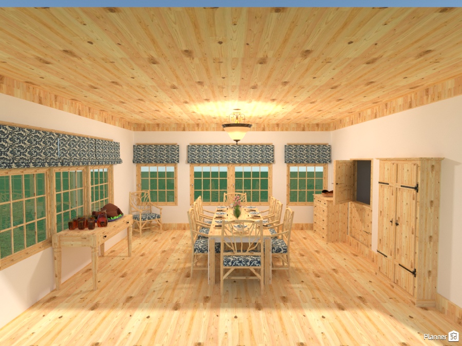 knotty pine dinning room #1991659 by Joy Suiter