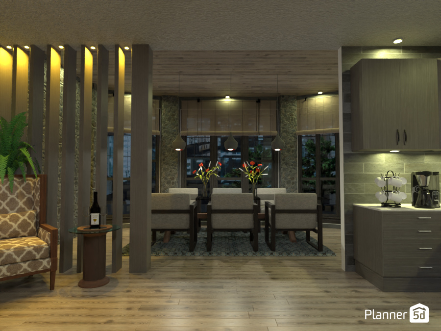 condo dinning city view #9054989 by Damir