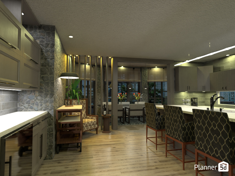CONDO KITCHEN / DINING  CITY VIEW 9071777 by Damir image