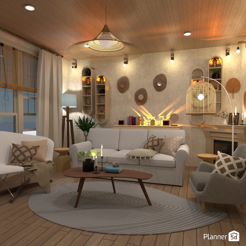 Cozy Scandinavian room #22973170 by Editors Choice