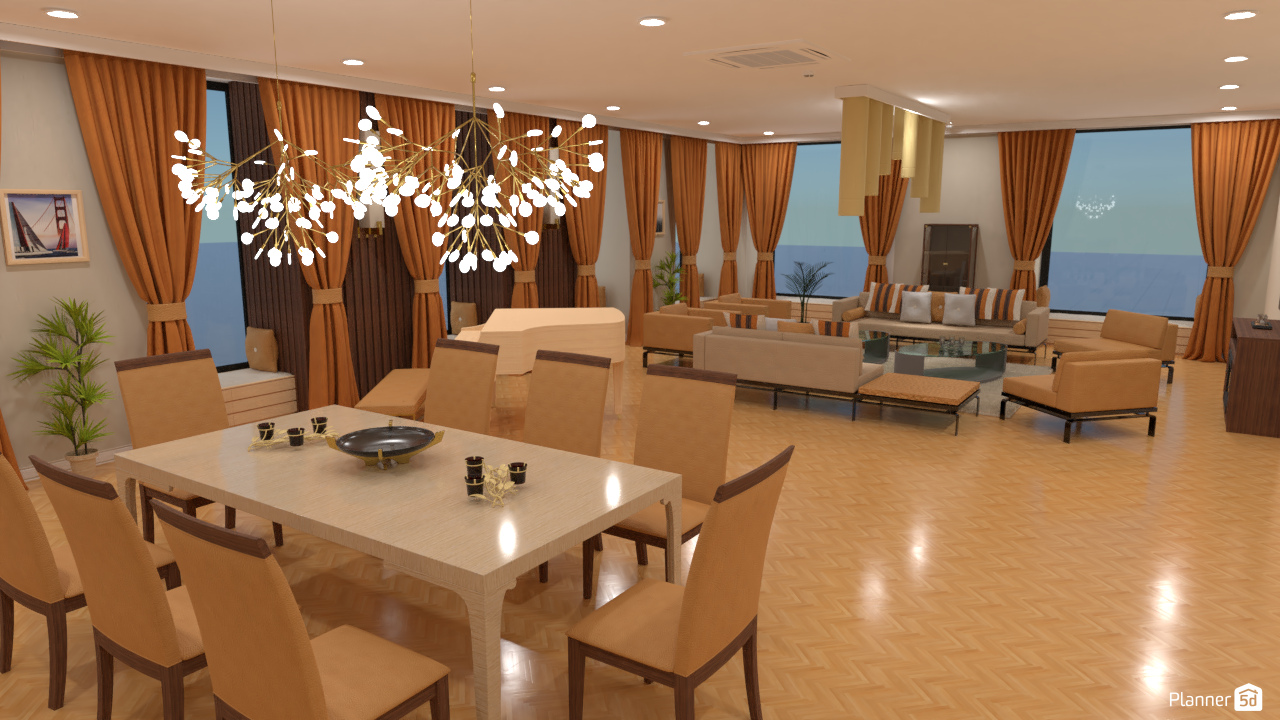Apartment with Open Space - Dinning room with Living room 5747525 by Gorgi Tashev image