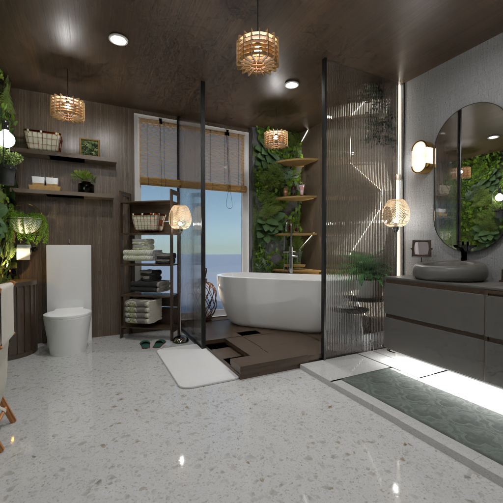 Biophilic Bathroom #13036207 by Editors Choice