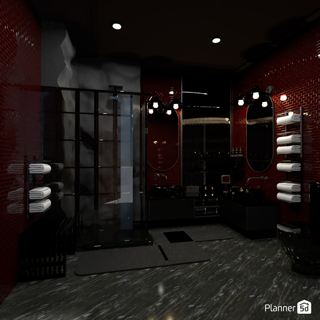 Dark Bathroom #3362776 by Editors Choice