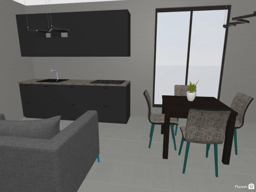 Small studio interior #3029632 by Art lover