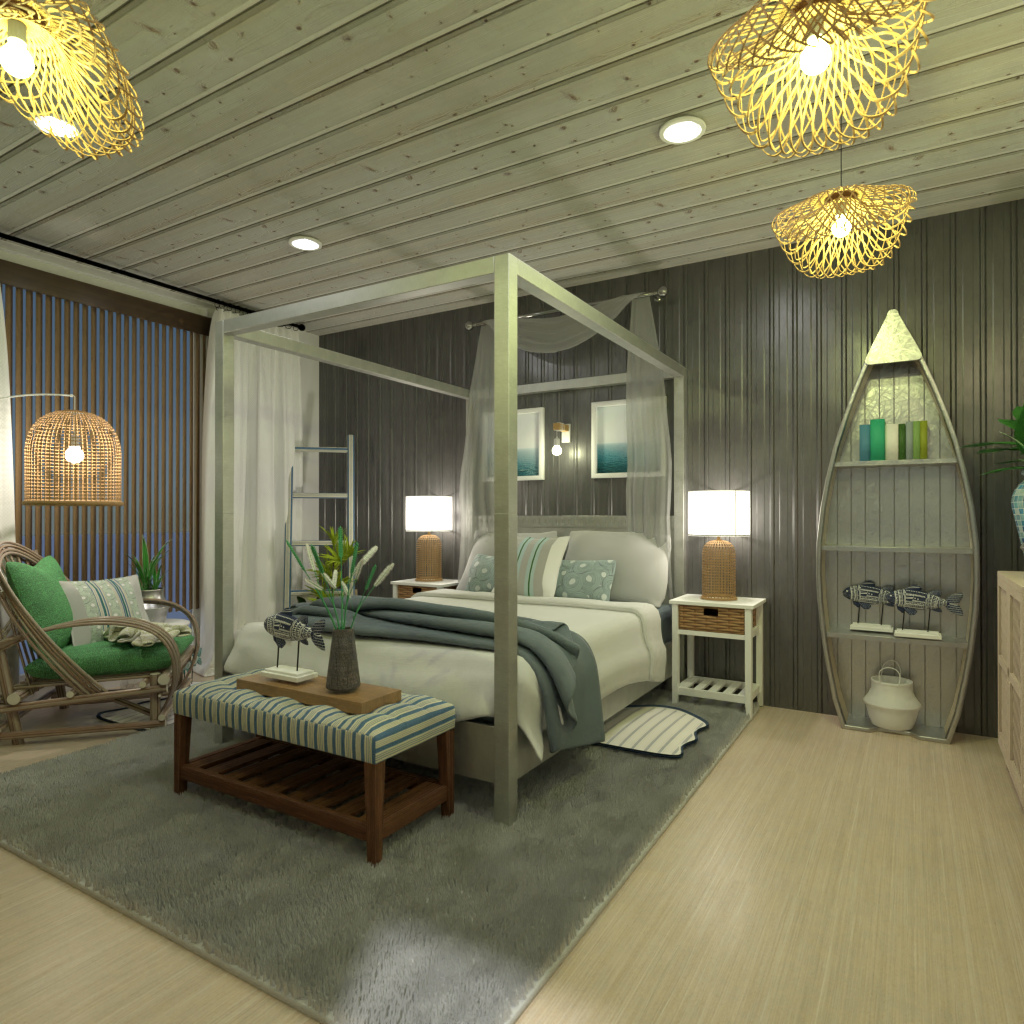 Ocean Bedroom #13453295 by Editors Choice