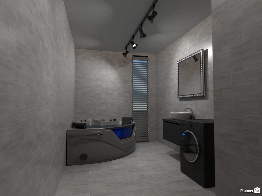 Grey bathroom #3768756 by Rita