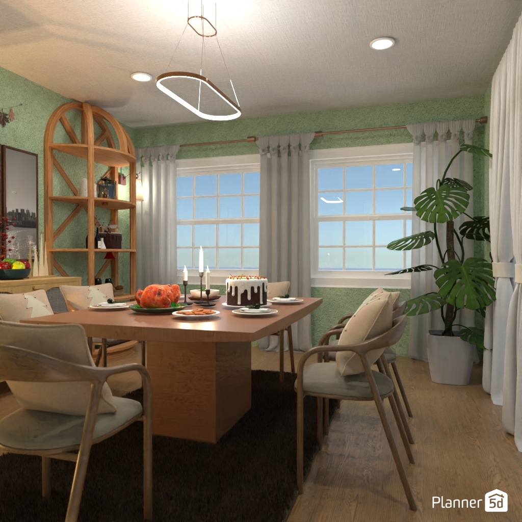 DB: Thanksgiving Day - room shell copy #23402503 by Editors Choice