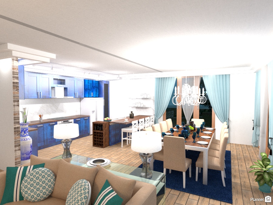 Blue and brown #1847789 by Maison Maeck