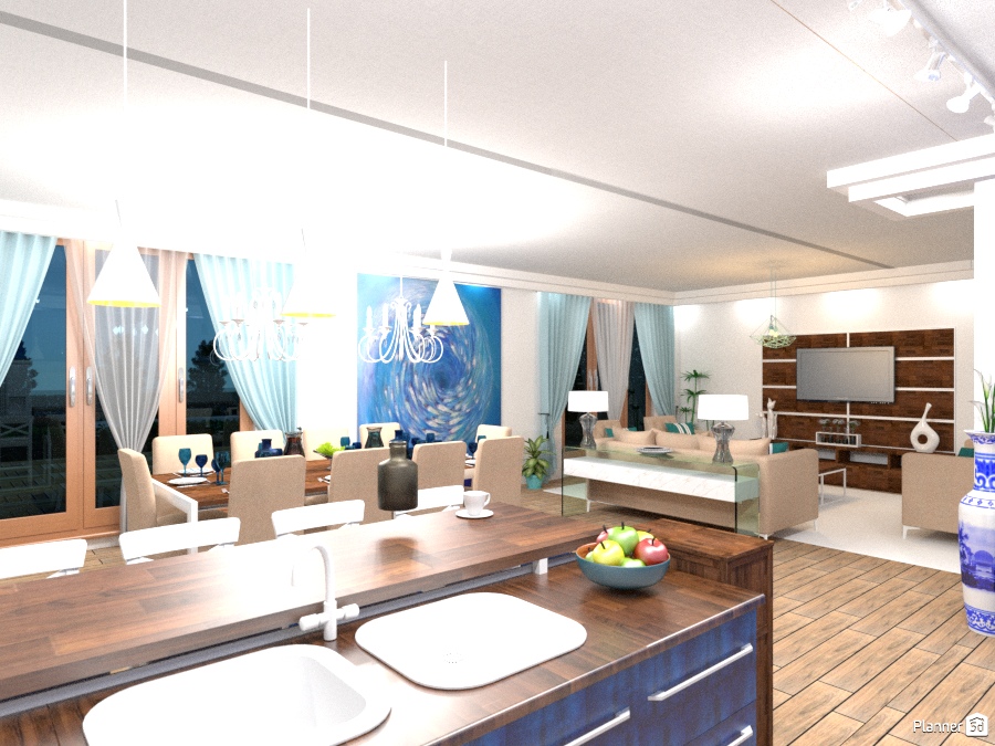 Blue and brown #1847794 by Maison Maeck