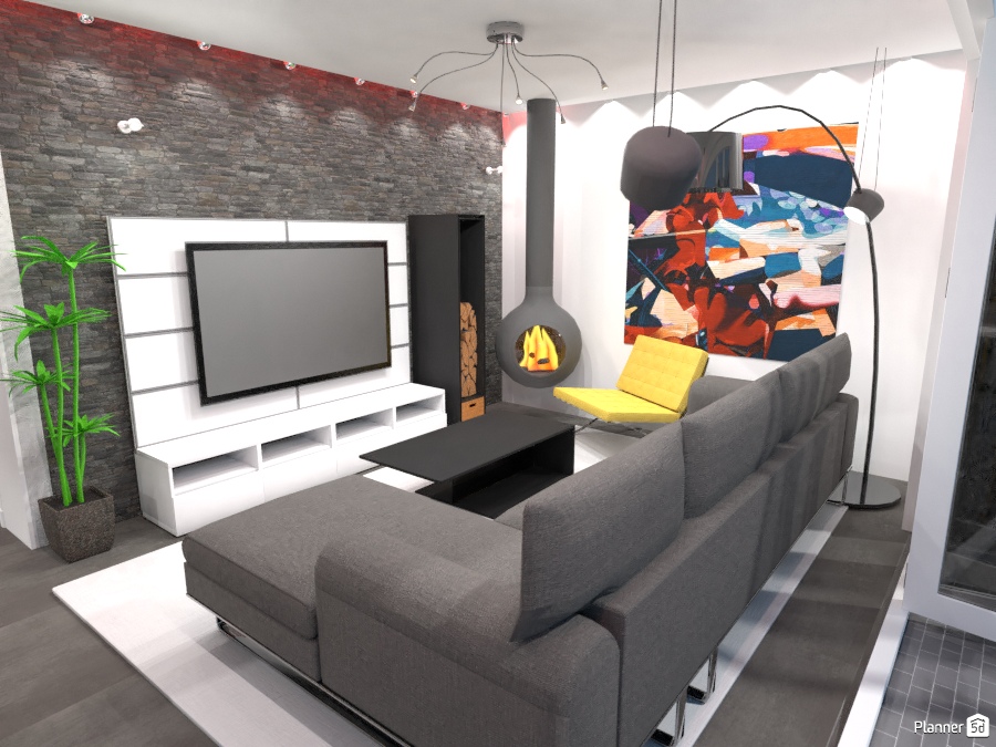 Cosy Living Room Space - Modern Design #2901380 by fabio alves