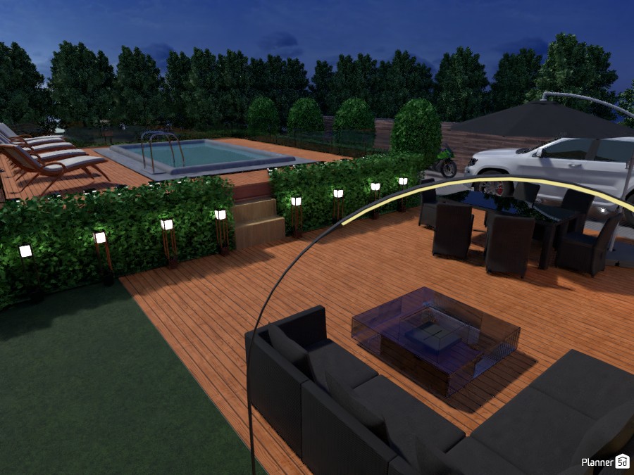 Outdoor Space with Pool #2977045 by fabio alves