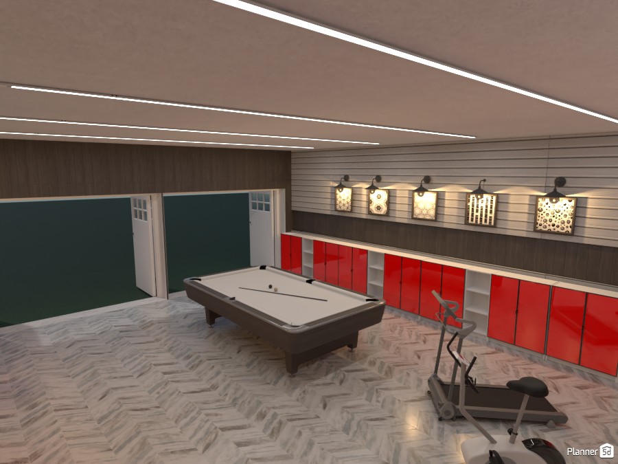 Red Garage #4414597 by Doggy