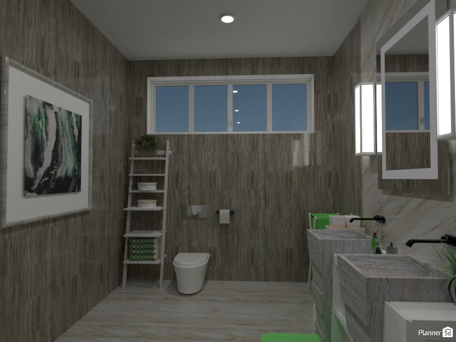 Green bathroom render 3 4056088 by Doggy image