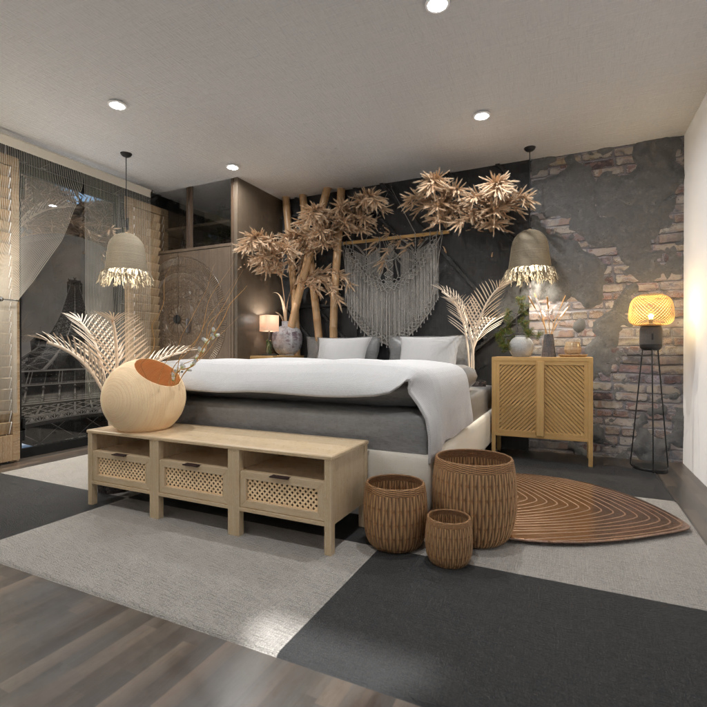 Wabi Sabi Bedroom #14586151 by Editors Choice