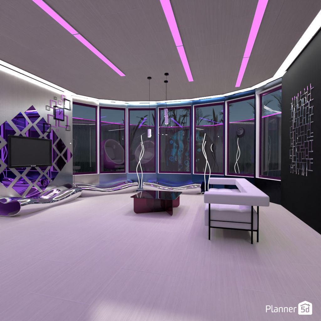 Futuristic Living Room #17004051 by Editors Choice