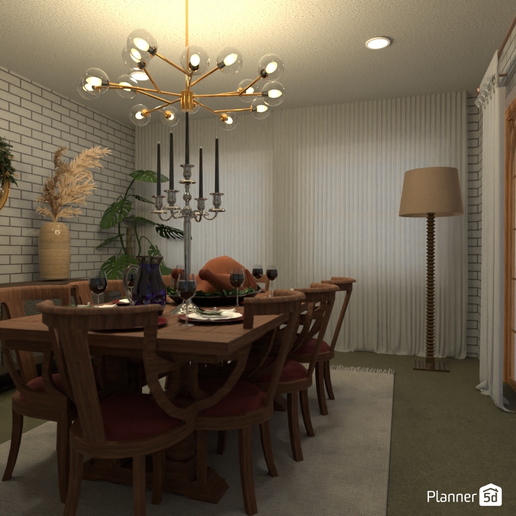 DB: Thanksgiving Day - room shell copy #23441631 by Editors Choice