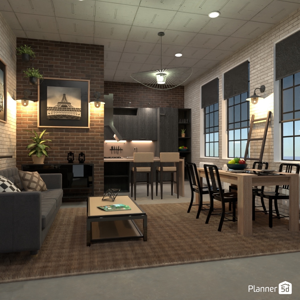 LOFT interior style #22629438 by Editors Choice