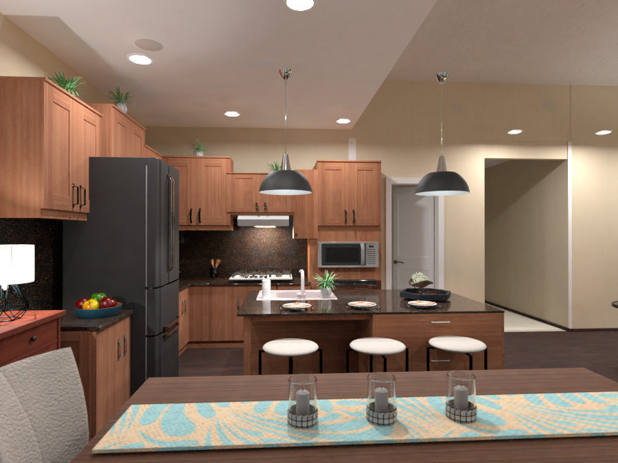 Michelle granite backsplash #6865010 by Trina Genge