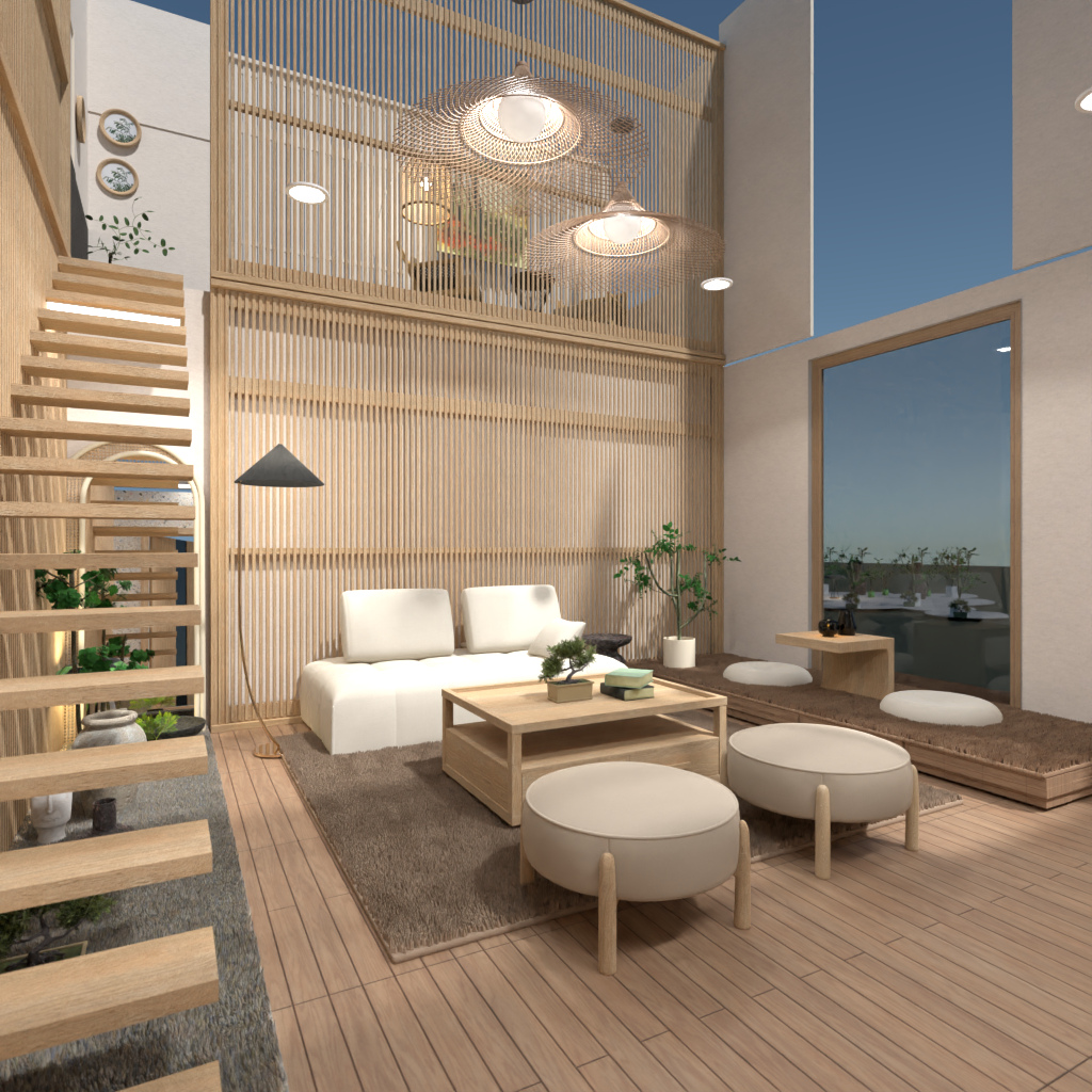 Japandi Living Room #3344100 by Editors Choice