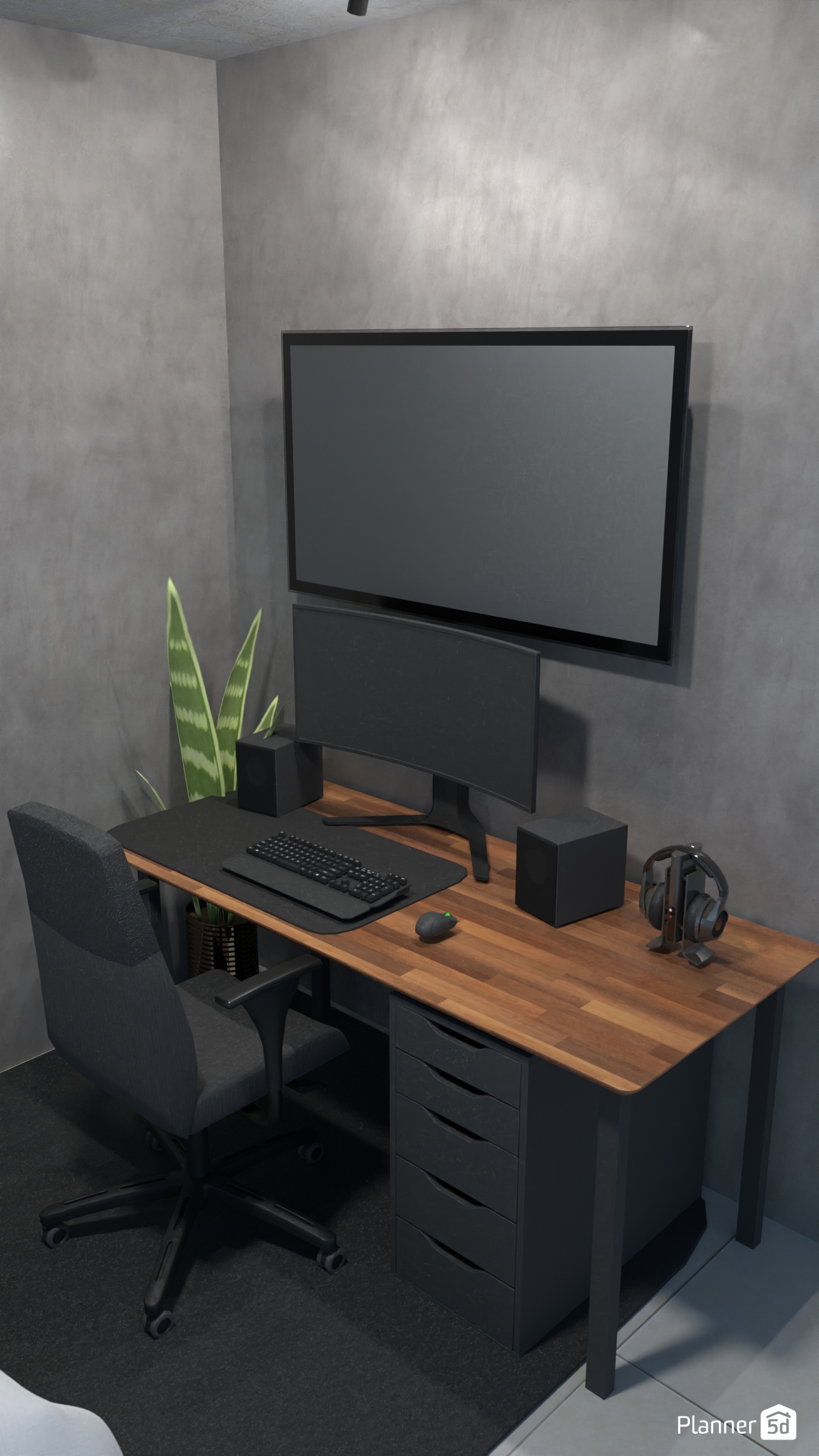 Criar Projeto - Parede cama/mesa copy #25975308 by ArthurProg