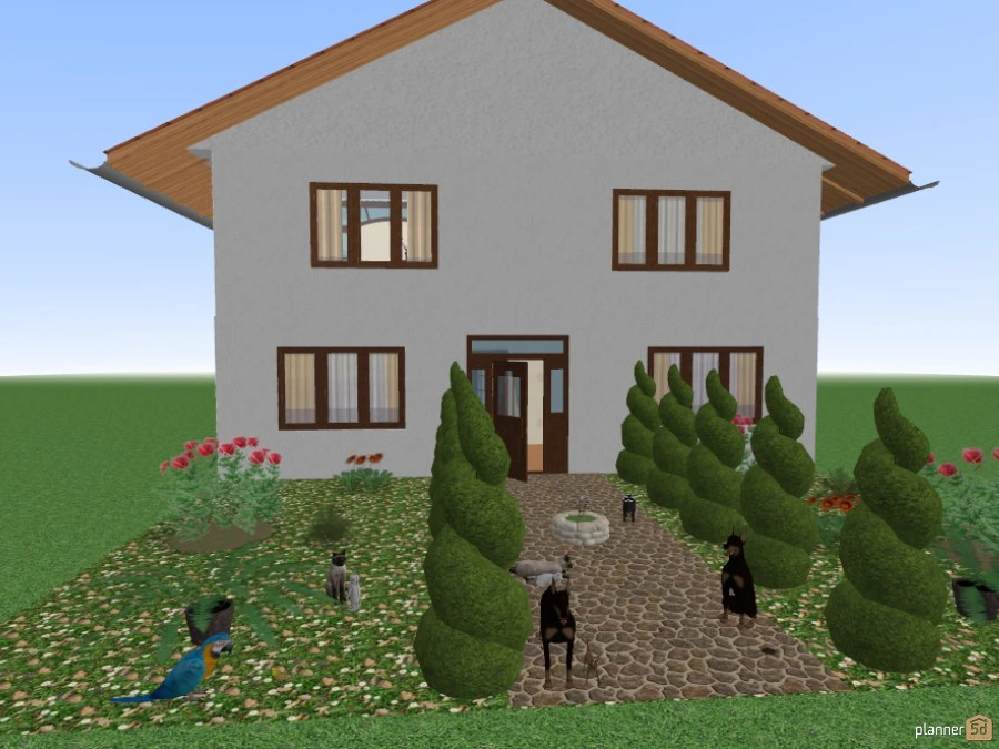 House for pets and for a family #47787 by Wolf Lover