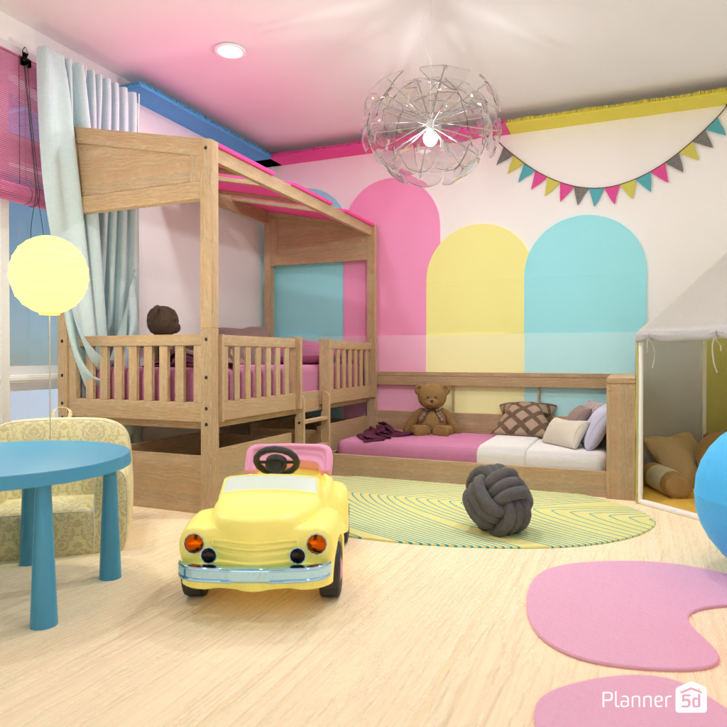 Candy Land Kid's Room #21259814 by Editors Choice