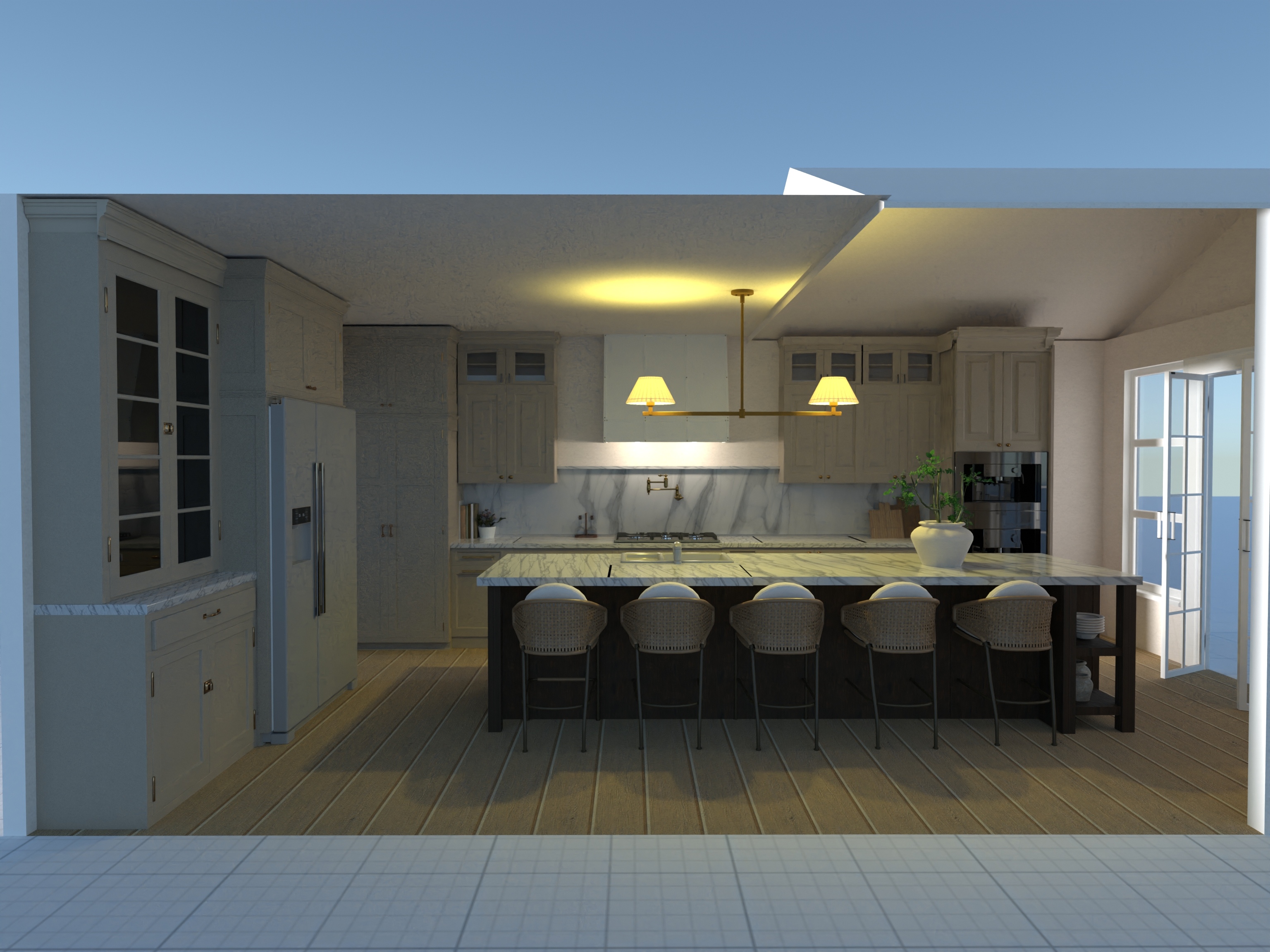 SARA&SCOTT Kitchen Design B #25865872 by Brittany Inder