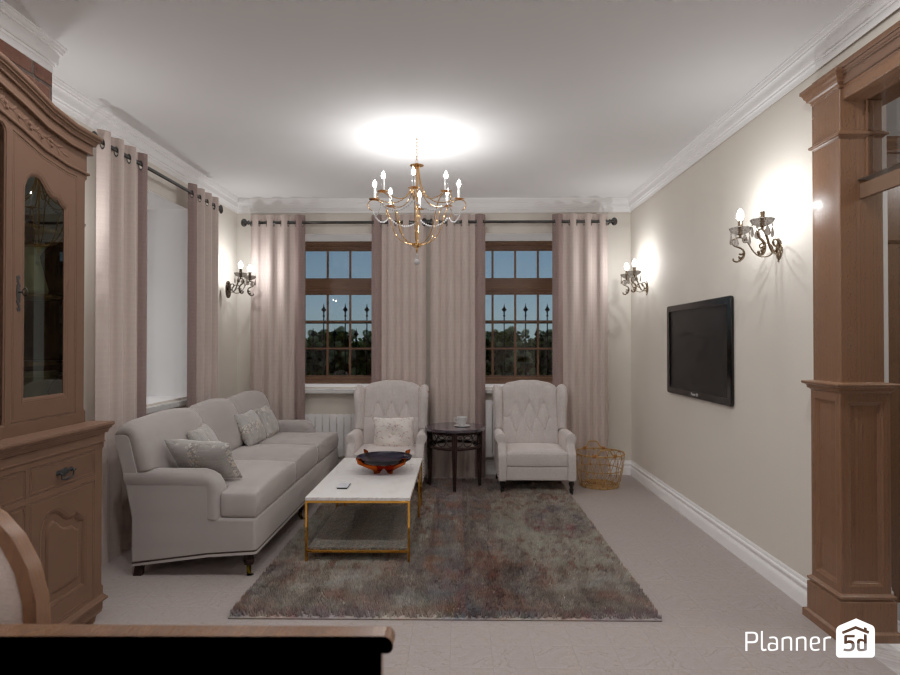 Гостиная #10688928 by Elena Strenova