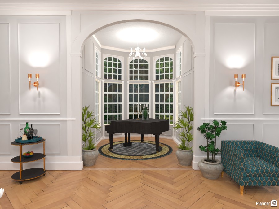 Upscale Great Room (White Version) #3297728 by DesignKing
