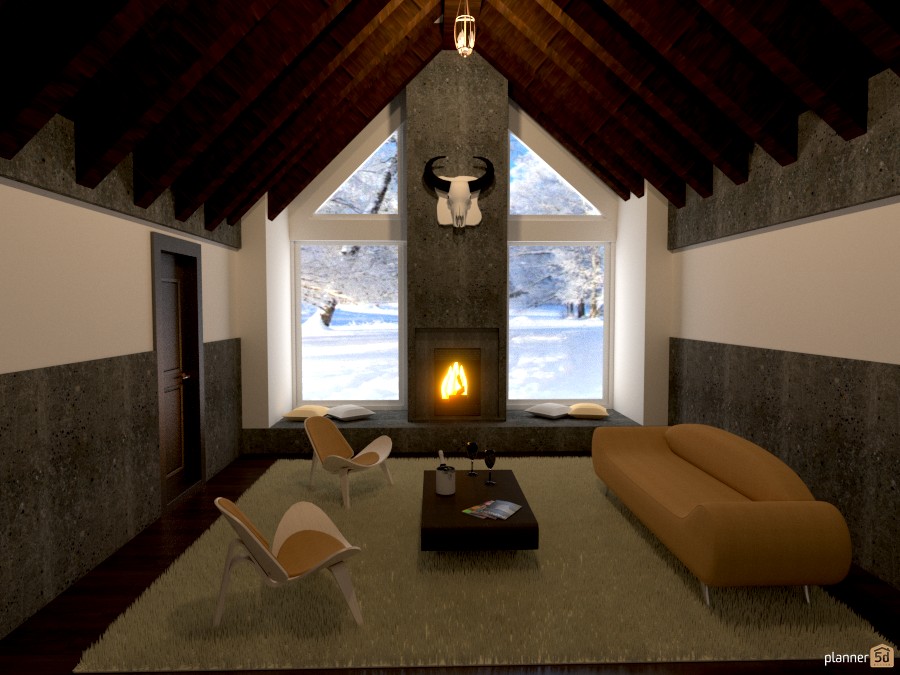 Sala Rústica / Rustic room #843979 by Michelle Silva