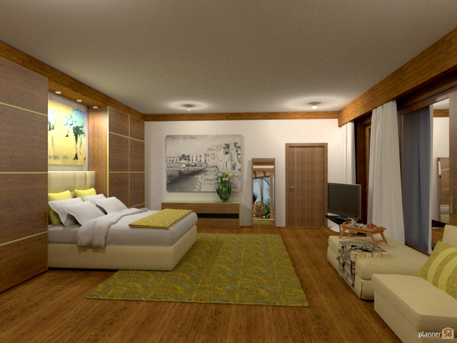 camera da letto #1058111 by Svetlana Baitchourina