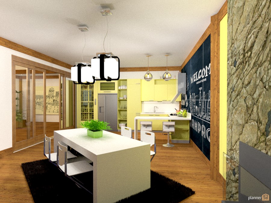 cucina in giallo #1063245 by Svetlana Baitchourina