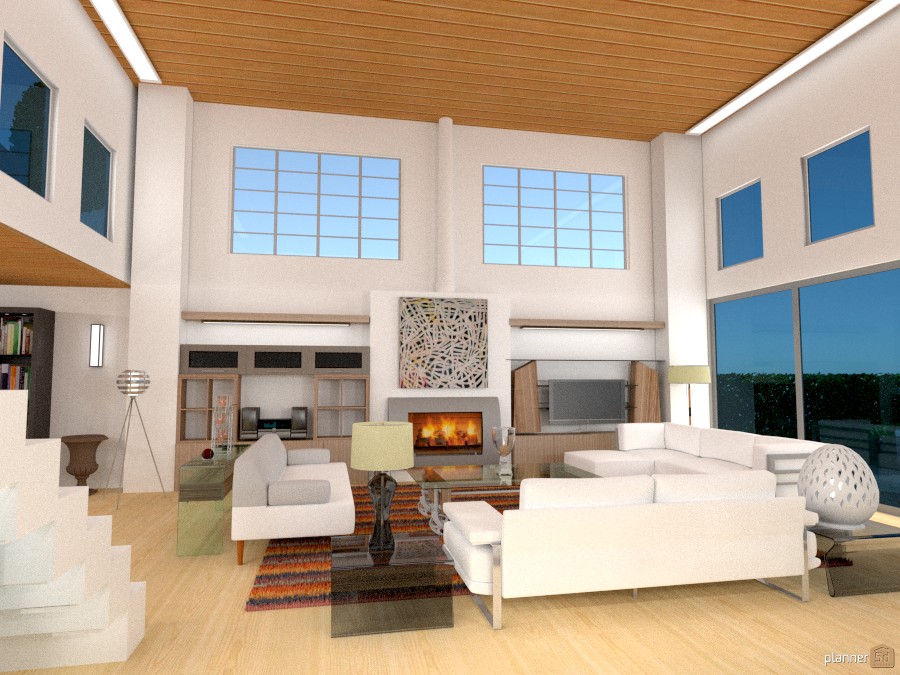 Rooftop Pool Residence: Living Room #932080 by Marina Fragouli/Μαρίνα Φραγκούλη