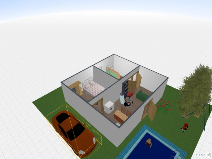 single house #88664 by Tiffany Bernhard