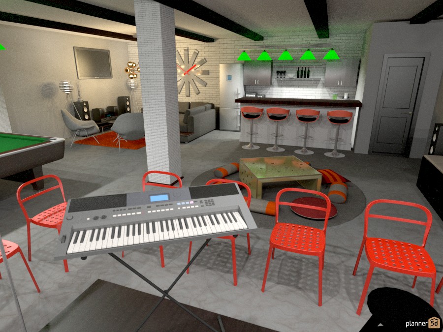 Basement Entertaining Center #1270947 by Pisces Rising Design