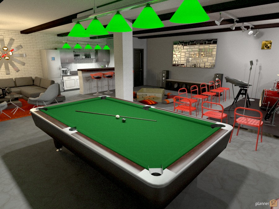 Pisces Rising Design By Planner 5d, Diy Pool Table Light Ideas