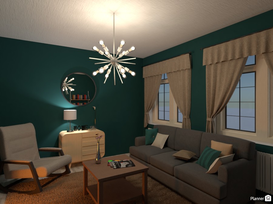 turquoise living room #4411259 by Chani