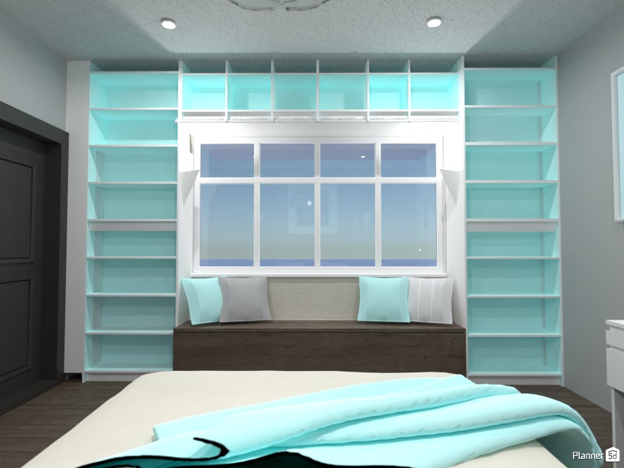 Gray Bedroom #5358449 by Doggy