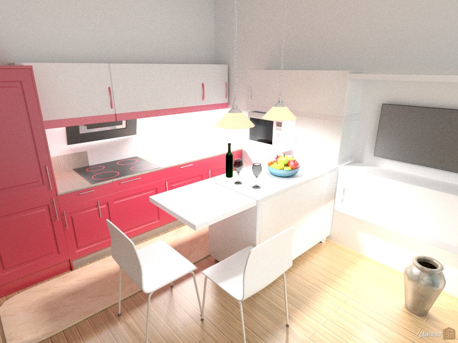 with kitchen island 2 #993059 by Marie Matysová