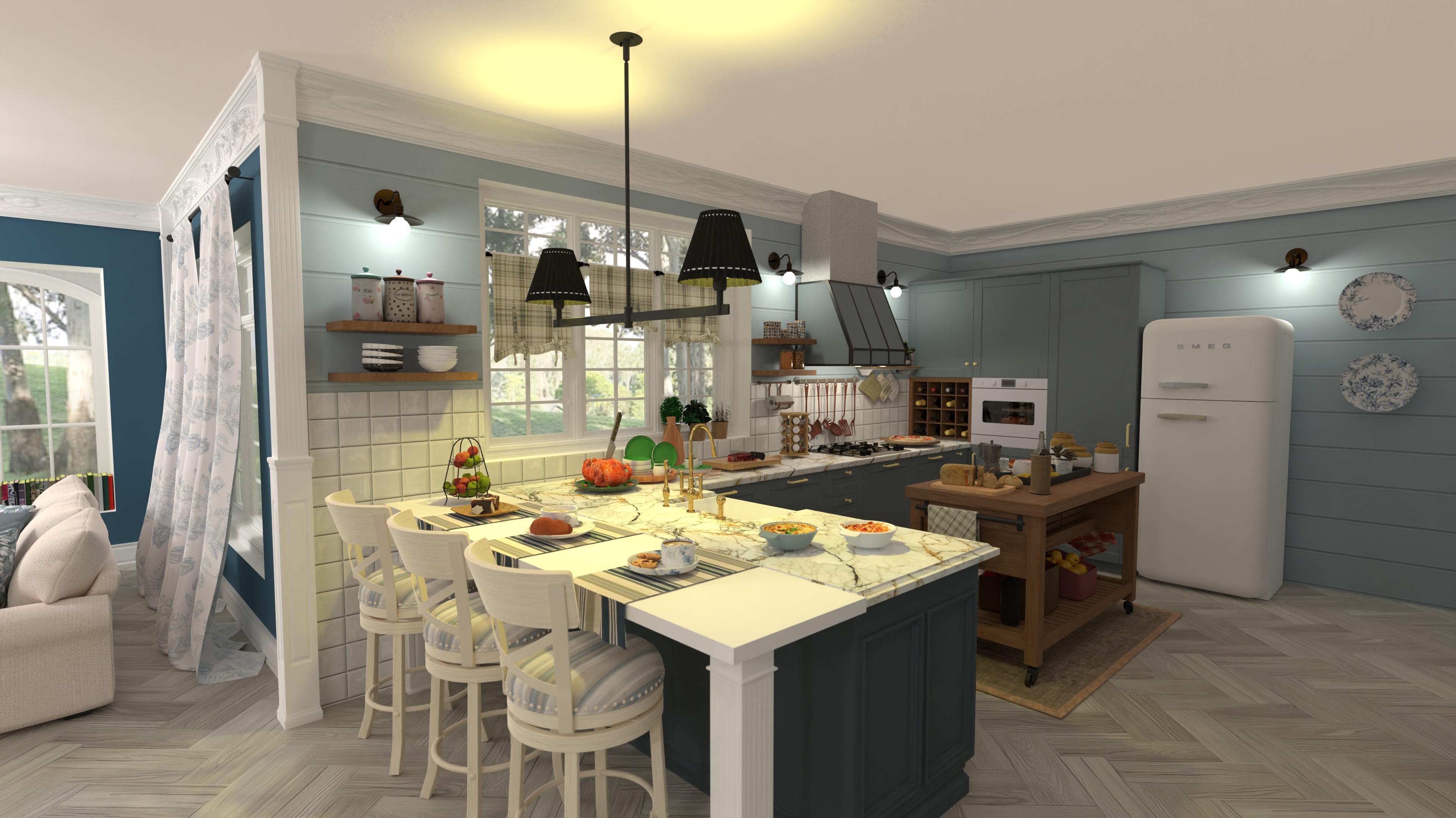 Country Kitchen #26853704 by Moonface